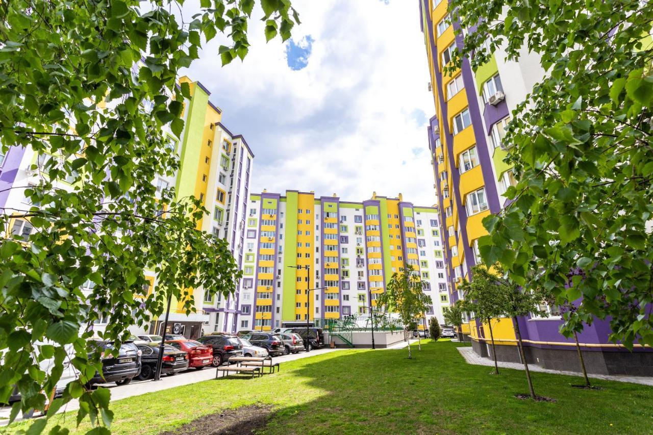 0157 Сучасні Нові Апартаменти Жк Щасливий Kiew Exterior foto