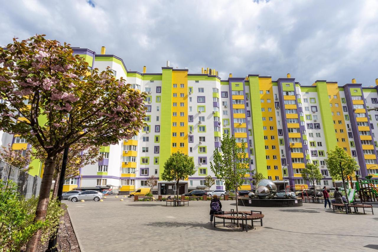 0157 Сучасні Нові Апартаменти Жк Щасливий Kiew Exterior foto
